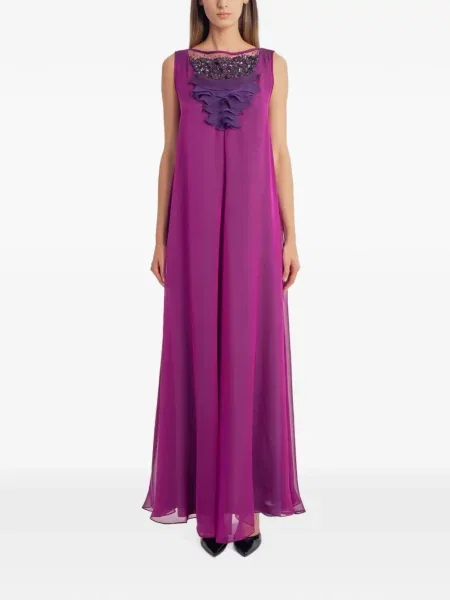 Rochie maxi Irina Schrotter cu paiete violet