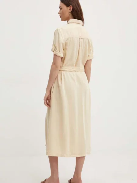 Pepe Jeans ruha EVELINDA bézs