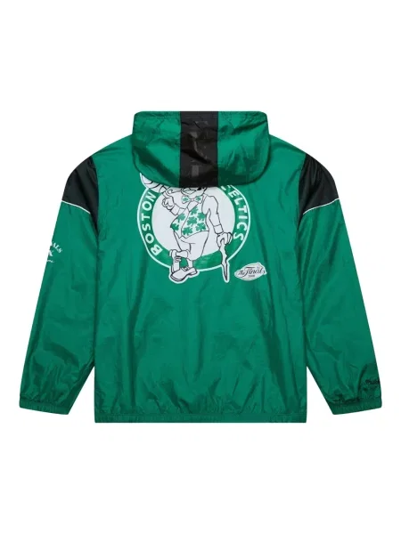 Geacă Mitchell & Ness de jumătate de fermoar verde