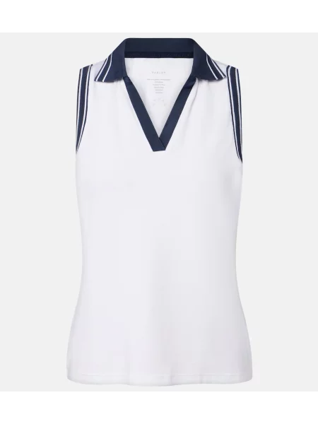 Tricou polo Varley alb