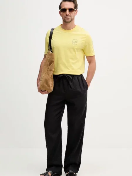 Tommy Hilfiger kratka majica rumena