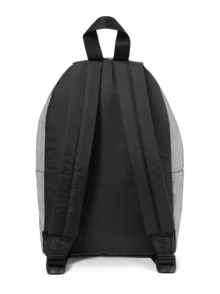 EASTPAK Ruksak Orbit siva melange / karmin crvena / crna bijela