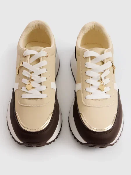 Mohito Sneakers stiliaus batai smėlio