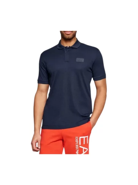 Koszulka polo Emporio Armani Ea7 niebieska