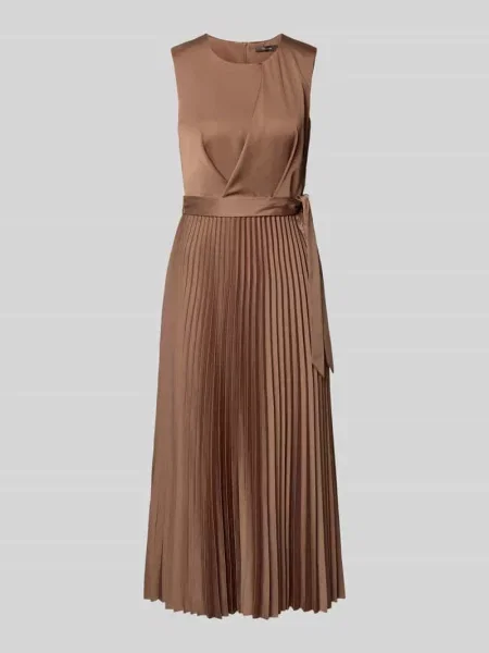 Sukienka koktajlowa Vera Mont brązowa