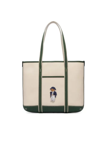 Polo Ralph Lauren torebka shopper beżowa