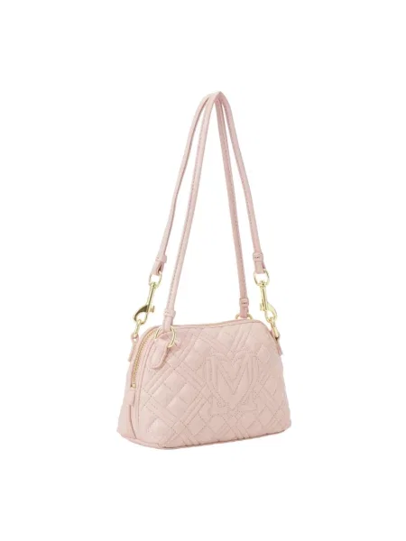 Torebka Love Moschino pikowana różowa