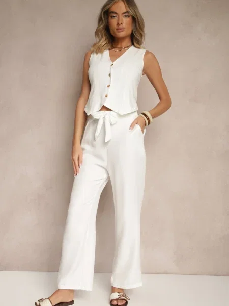 Pantaloni Mireniela deschis bej