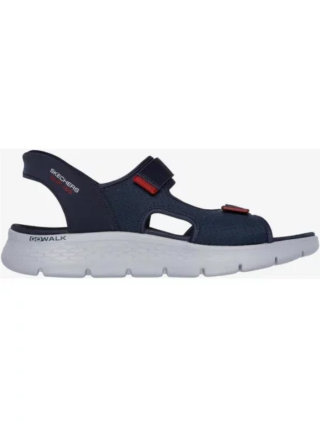 Sandały damskie Skechers Go Walk Flex Easy Entry Slip-Ins granatowo 43 czerwone