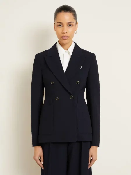 Max Mara Marynarka Ricetta blau niebieska