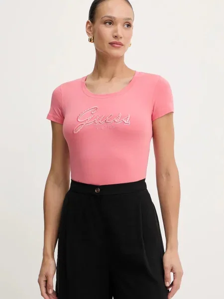 Тениска Guess дамска оранжево
