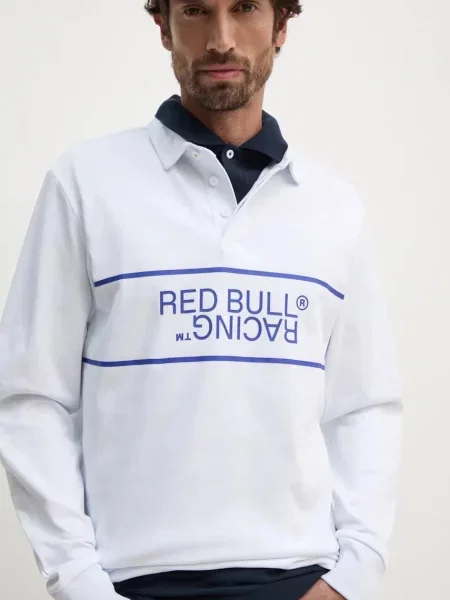 Majica z dolgimi rokavi Red Bull Racing x Pepe Jeans bela