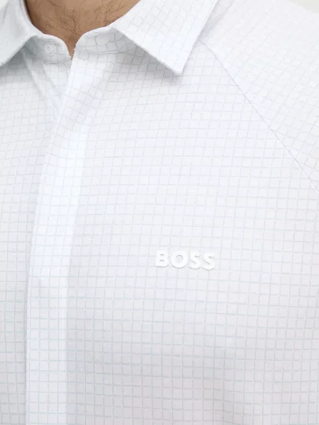 Рубашка Boss Green зеленая