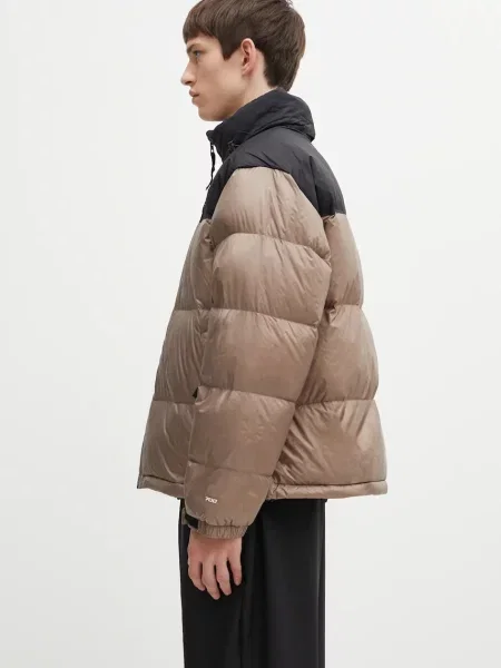 The North Face geacă de puf Retro Nuptse maro