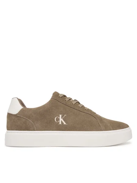 Calvin Klein Sneakers | piele întoarsă bej
