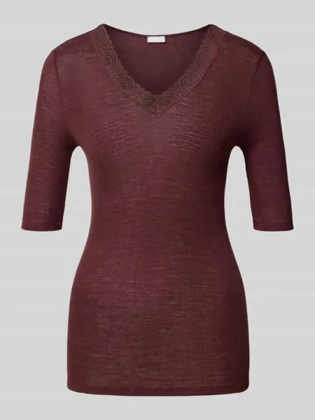 Bluzka z rękawem o dł. Hanro