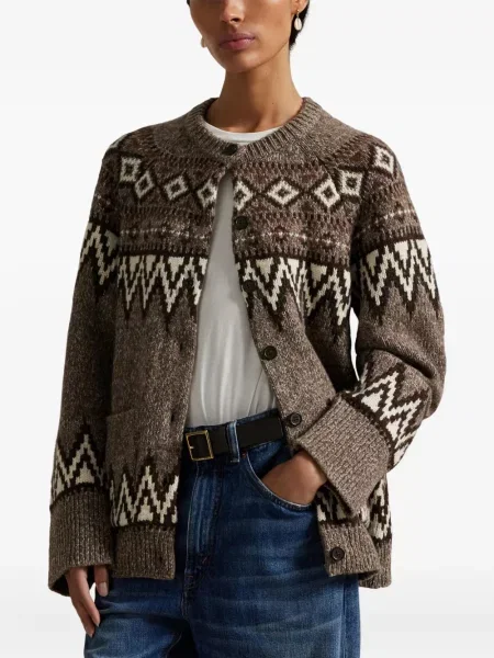Căciulă Polo Ralph Lauren cu broderie cu dungi cowboy roșu