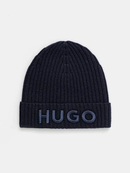 HUGO pletená čepice vlněná
