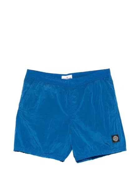 Slip de baie Stone Island cu strasuri albastru