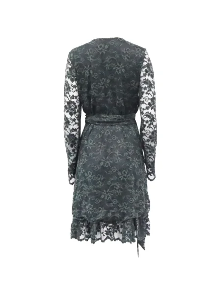Rochie Ganni din dantelă de costum verde