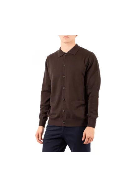 Sweter Saint Barth wełniany brązowy