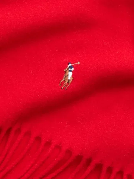 Карирани кашмирени ръкавици Polo Ralph Lauren черно