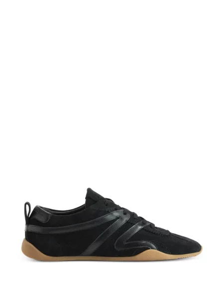 Sneakerși Giuseppe Zanotti cu șireturi din dantelă negru