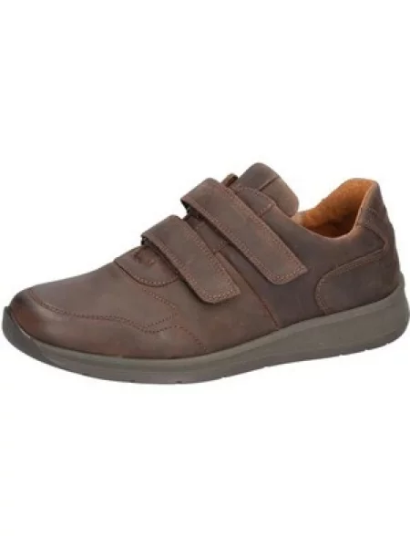 Sneakersy Waldläufer brązowe