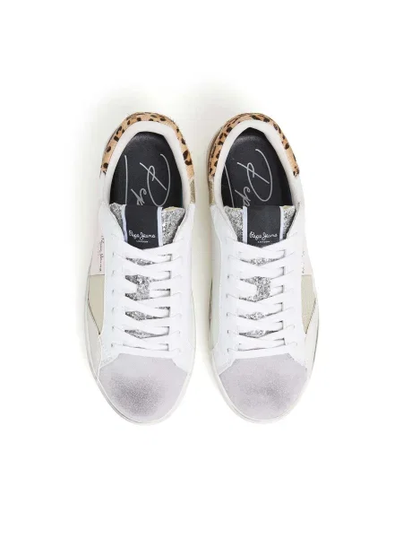 Sneakerși Pepe Jeans alb