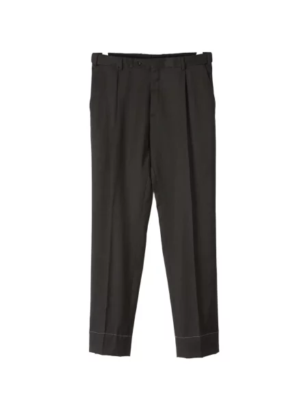 Pantaloni Brioni de lână maro