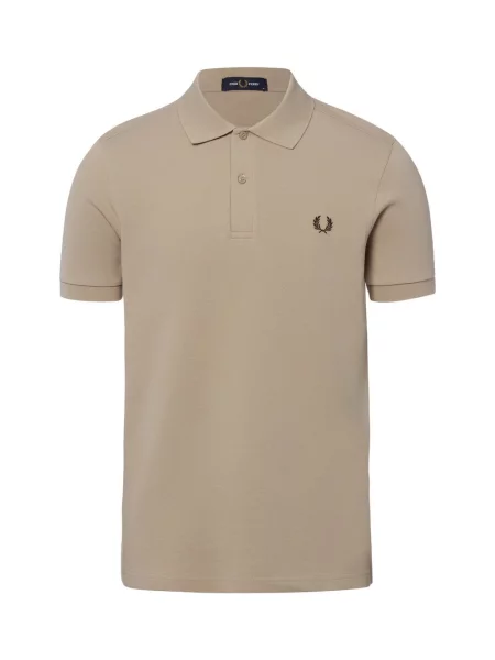 Fred Perry koszulka polo Mężczyźni S beżowy