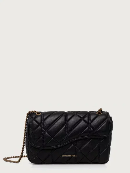 Scotch & Soda torebka crossbody jeansowa czarna