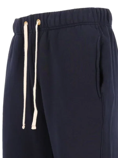 Pantaloni Les Tien alergare cu cordon albastru