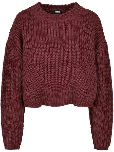 Urban Classics Pulover merlot