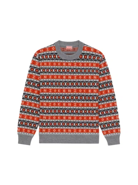 Sweter Kenzo wełniany czerwony