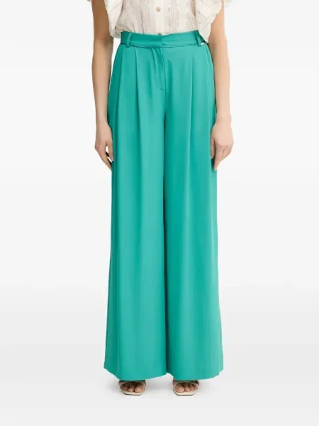 Pantaloni Fracomina plisate verde