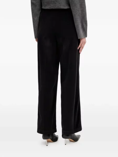 Pantaloni Benetton de catifea cord negru