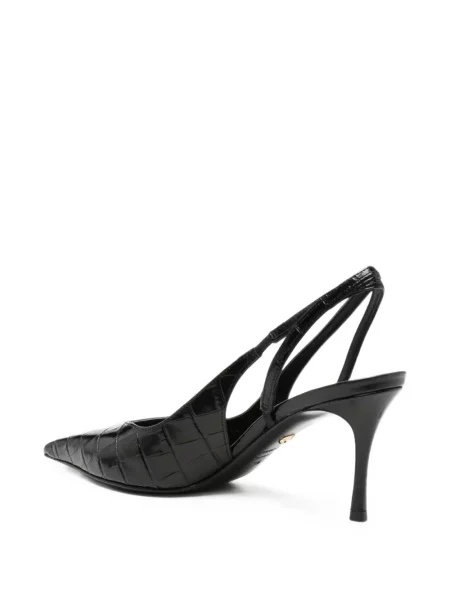 Pantofi cu toc Ferragamo slingback negru
