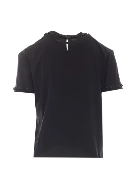 Tricou Twinset cu paiete negru