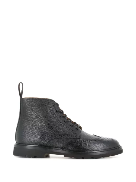 Brogues Henderson Baracco din piele negru