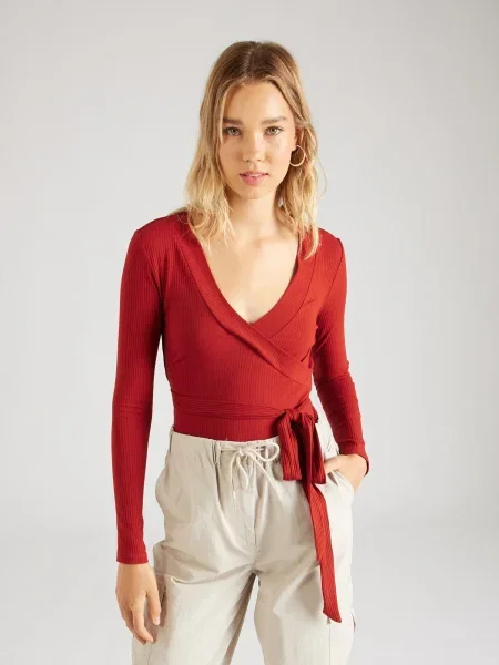ABOUT YOU Tricou Cassia ruginiu roșu