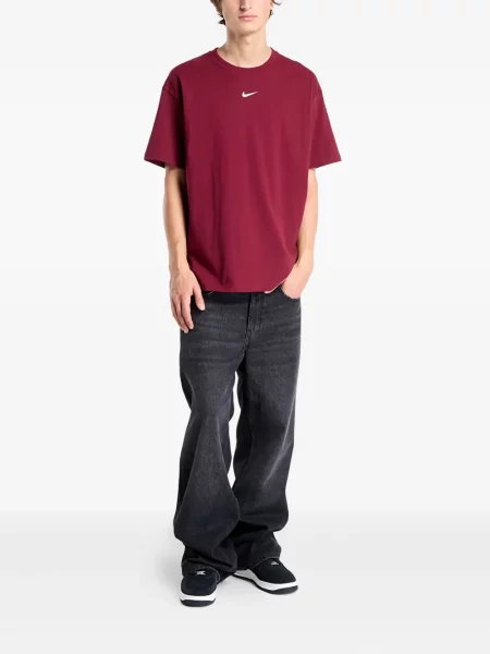 Tricou Nike din piele alergare plisat negru