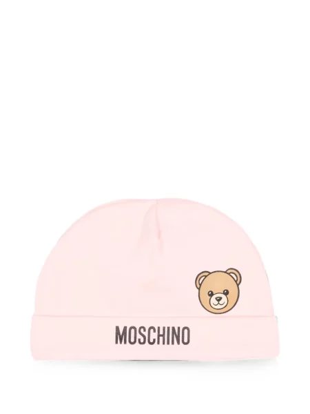 Czapka dziecięca Moschino różowa