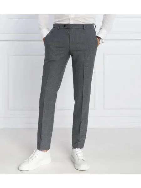 Windsor De lână pantaloni gri