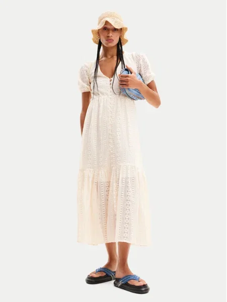 Desigual Rochie de vară Ottawa alb