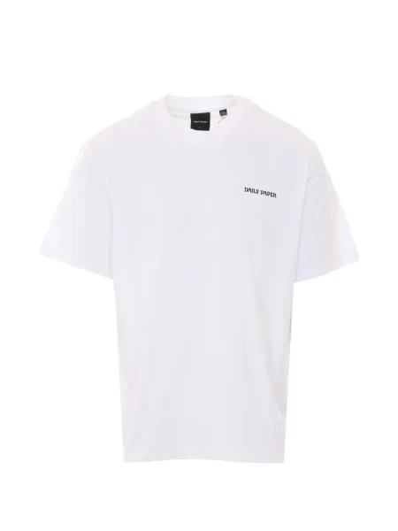 Tricou Daily Paper cu imagine alb