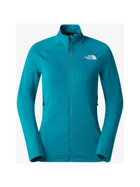 Polar The North Face Bolt Polartec Full Zip niebiesko-zielony S niebieska