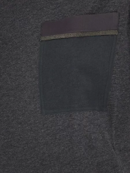 Tricou Brunello Cucinelli gri