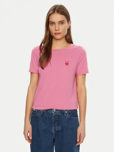 Тениска Jdy розово