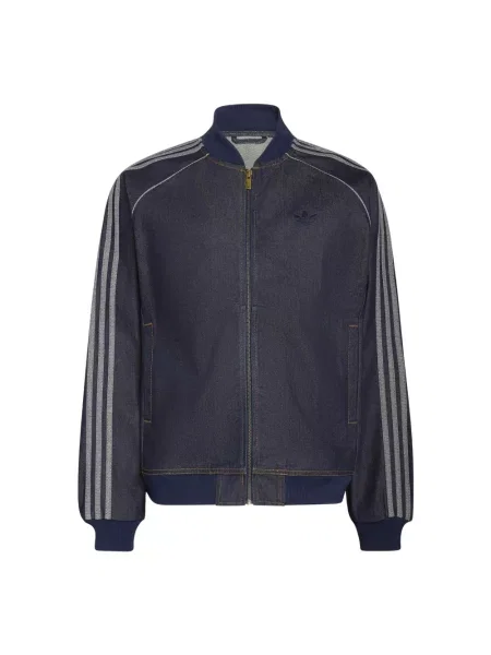 Kurtka jeansowa Adidas Originals niebieska